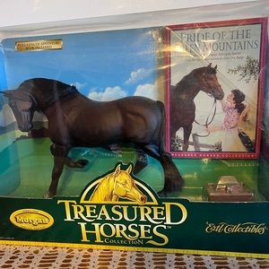 Treasured horses Morgan horse with book